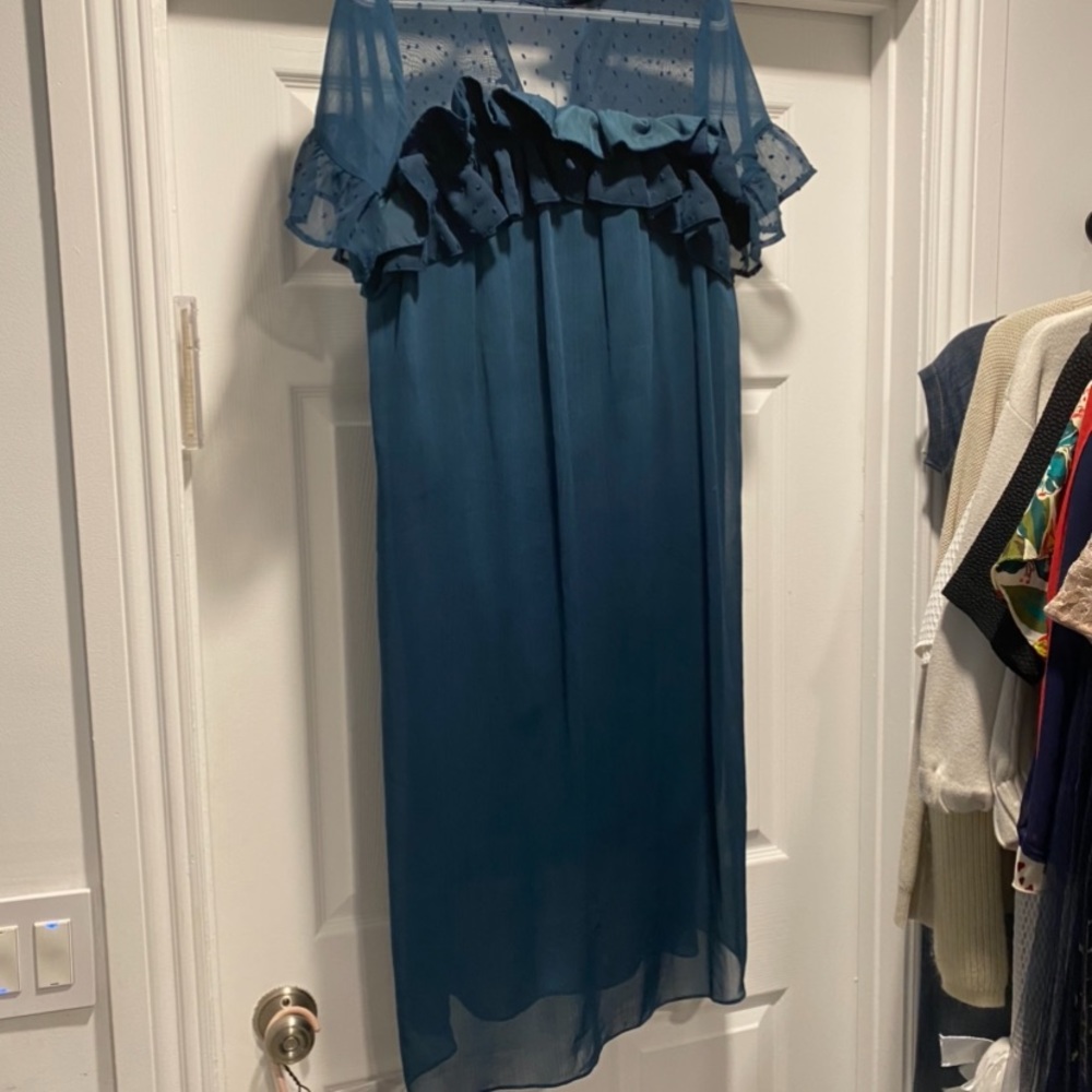 ASOS Ruffle Midi Dress - Picture 2 of 3